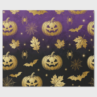 Luxus-Gold-Glitter-Halloween-Geschenkverpackung Geschenkpapier