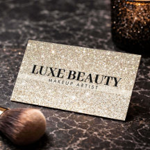 Luxus Gold Glitter Makeup Artist Minimalist