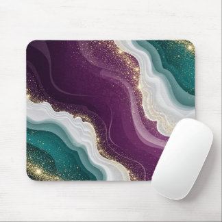 Luxus-Gold-Glitter-Marmor-Muster Mousepad