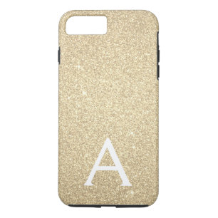 Luxus Gold Glitzer und Sparkle Monogramm Case-Mate iPhone Hülle