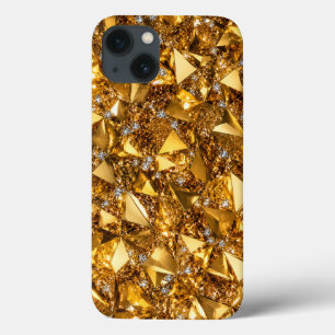 Luxus-Gold-Kristall-iPhone-13-Art-Case-Design Case-Mate iPhone Hülle