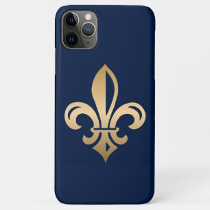 Luxus Gold Lilie Navy Case-Mate iPhone Hülle