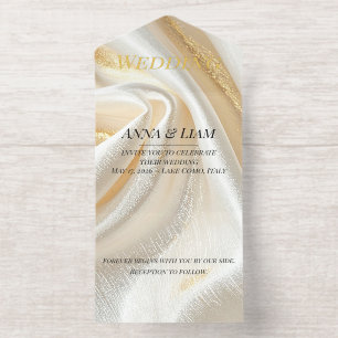 Luxus Gold Minimalistische Einladung