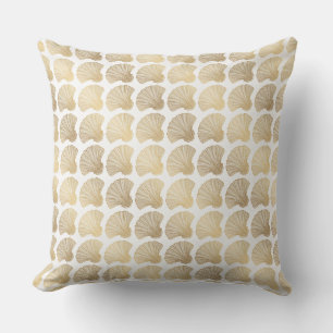 Luxus-Gold-Muschel-Design Kissen