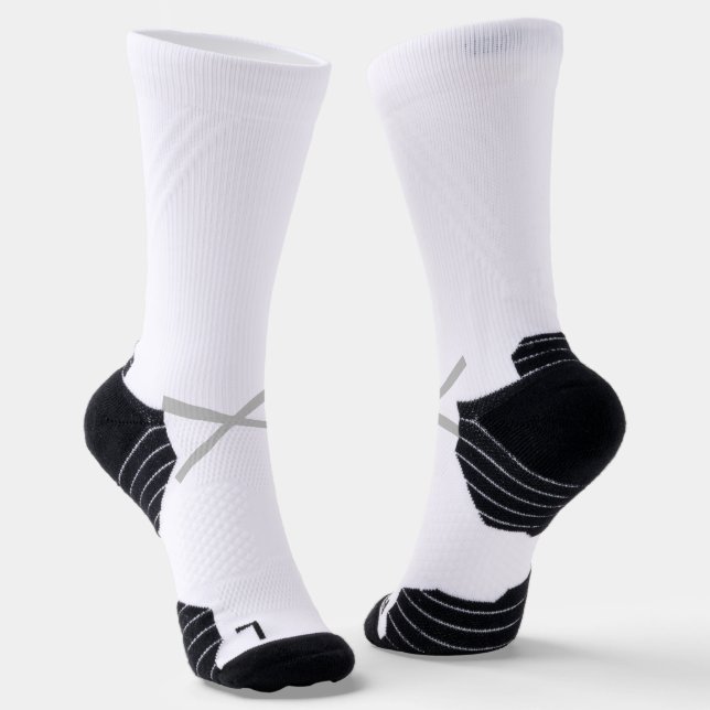 Luxus Gold & Schwarz Studio Logo - Modern Minimali Socken (Gewinkelt)