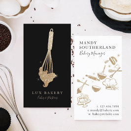 Luxus Gold Sparkle Bakers Golden Whisky Visitenkarte