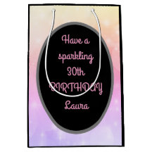 Luxus Gold und Pink Personalisiert 30. Geburtstag