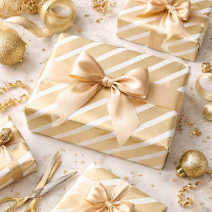 Luxus Gold- und Weißverpackungspapier Geschenkpapier