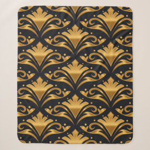 Luxus Golden Bronze Farben Ästhetisches Design Sherpadecke