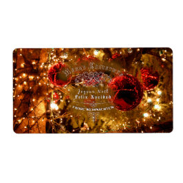 Luxus Golden Christmas - Label