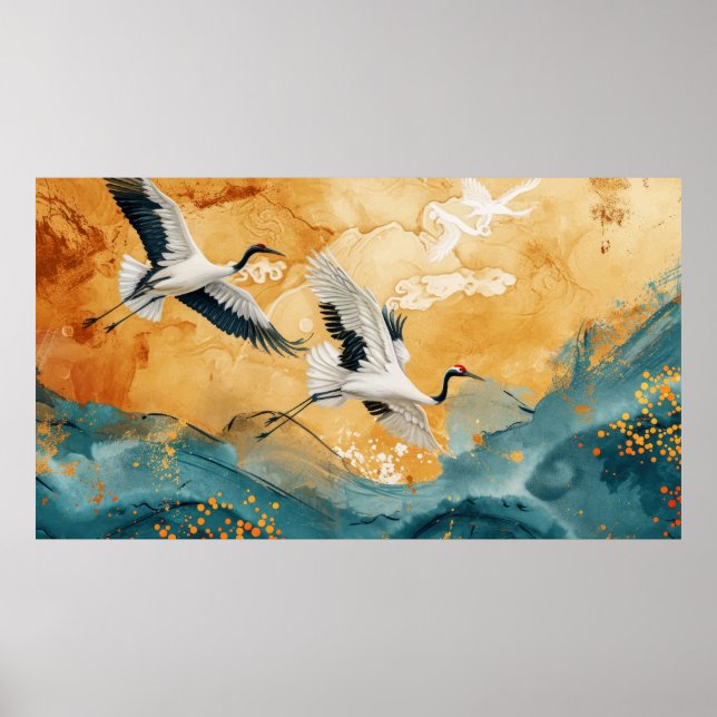 Luxus-Goldstil Poster (Vorne)