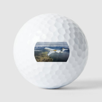Luxus-Golfball aus Gold – Privatjet eines Milliard Golfball