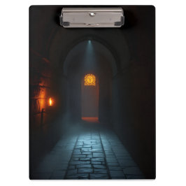 Luxus-Gotik-Schloss-Halloween-Clipboard Klemmbrett