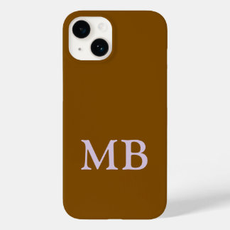 Luxus-Handyhülle in Goldbraun mit individuellem Na Case-Mate iPhone 14 Hülle