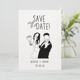 Luxus-Hochzeitseinladung im Goldfolien-Stil Einladung