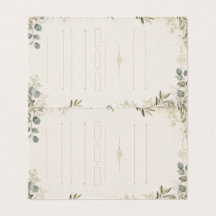 Luxus-Hochzeitseinladung – Minimalistischer Elfenb