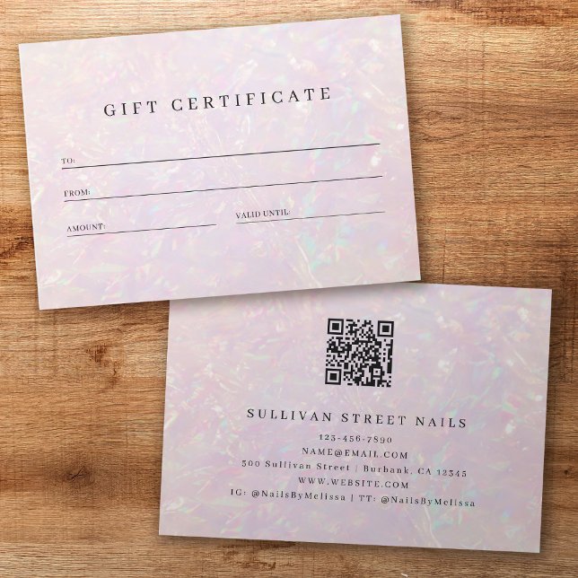 Luxus-Holografisches-QR-Code-Geschäft-Geschenkguts (Von Creator hochgeladen)
