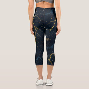 Luxus im alten Griechenland Damen Sport & Leistung Capri Leggings