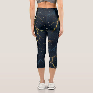 Luxus im alten Griechenland Damen Sport & Leistung Capri Leggings