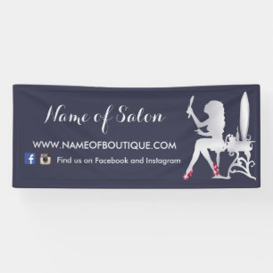 Luxus-IMITAT silberne Banner