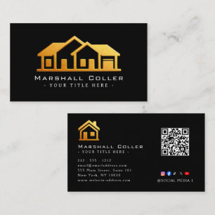 Luxus-Immobilien-Design-Magnetisch Visitenkarte