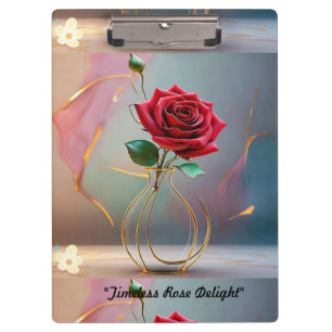 "Luxus in Einfachheit" Klemmbrett