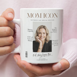 Luxus Individuelles Titelblatt für Mütter-Magazin Zweifarbige Tasse