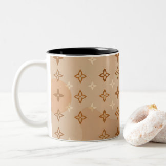 Luxus-inspirierte Monogramm Zweifarbige Tasse