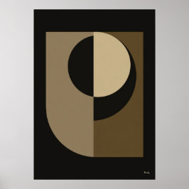 Luxus-Japandi-Eclipse-Abstrakte Wandkunst 14 Poster
