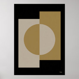 Luxus-Japandi-Geometric-Alignment-Wandkunst 13 Poster