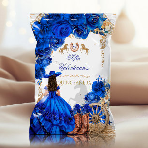 Luxus-Kleid Royal Blue Quinceañera-Chipstüte Flyer