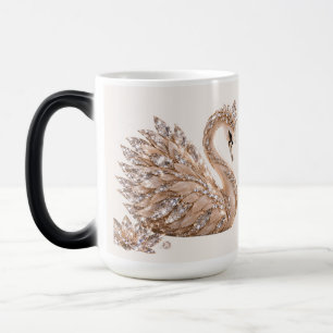Luxus Kristallschwan Verwandlungstasse