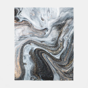 Luxus-Kunst im östlichen Stil. Goldener Wirbel, kü Fleecedecke