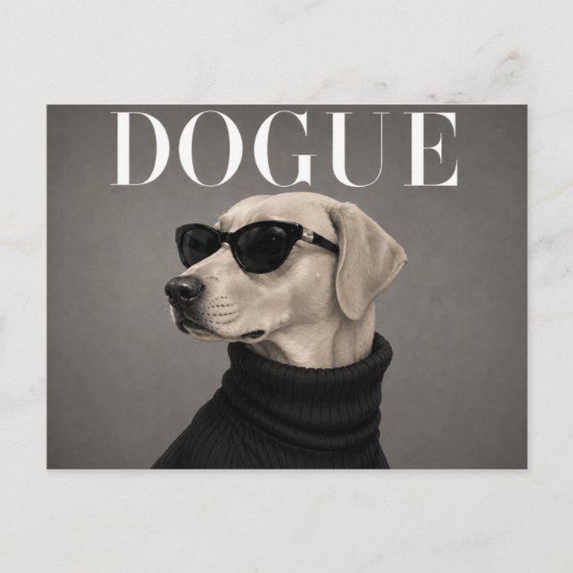 Luxus Labrador Retriever Postkarte (Vorderseite)