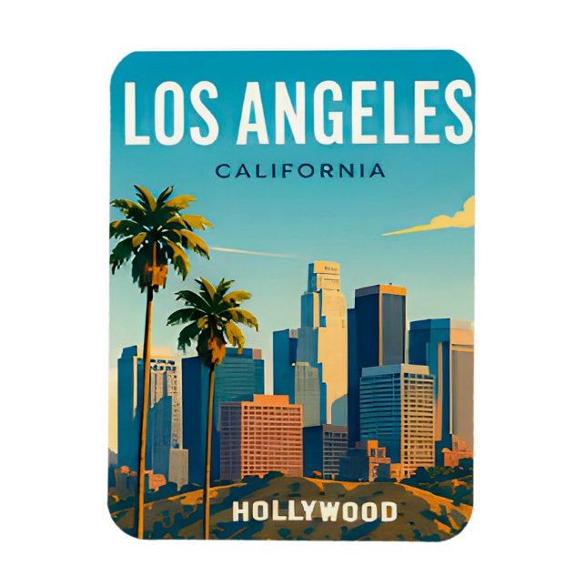 Luxus-Lifestyle in Los Angeles Magnet (Vertikal)