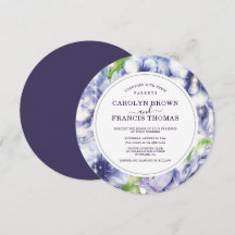 Luxus Lila Floral Anemone Hochzeit