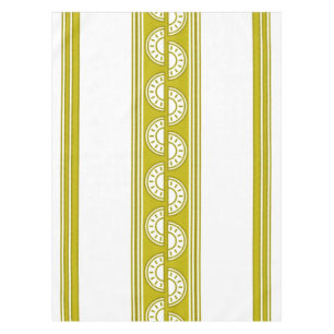 Luxus-Limonen-Jaquard-Streifen Tischdecke