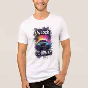 Luxus-Limousine Graffiti Eleganz Geschwindigkeit K Tri-Blend Shirt
