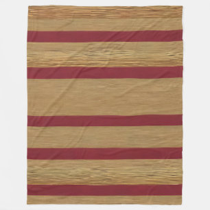 Luxus Linen Moderne Burgundy Gold Collection Fleecedecke