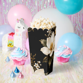 Luxus-Magnolie-Blumen-Nahtloses-Muster-Popcorn Geschenkschachtel