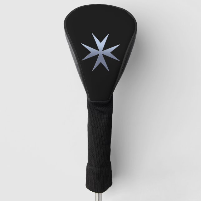Luxus Maltese Cross Golf Head Cover Headcover (Vorderseite)