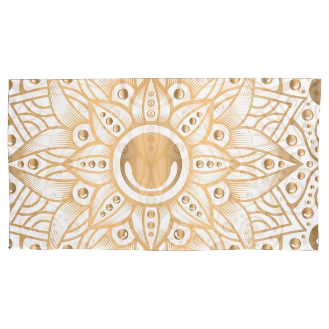 Luxus Mandala 11 Kissenbezug (Vorderseite)