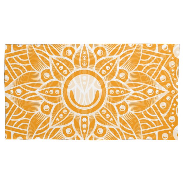 Luxus Mandala 13 Kissenbezug (Vorderseite)