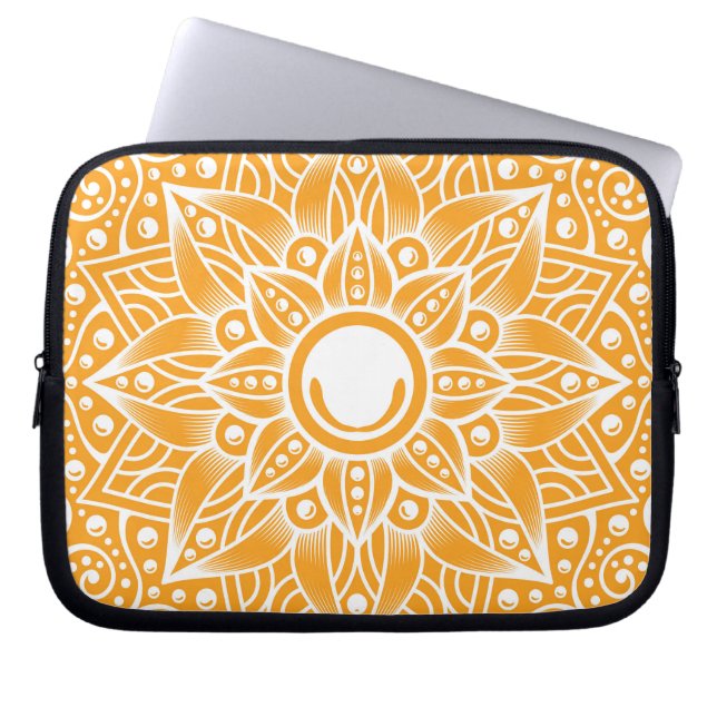 Luxus Mandala 13 Laptopschutzhülle (Vorderseite)