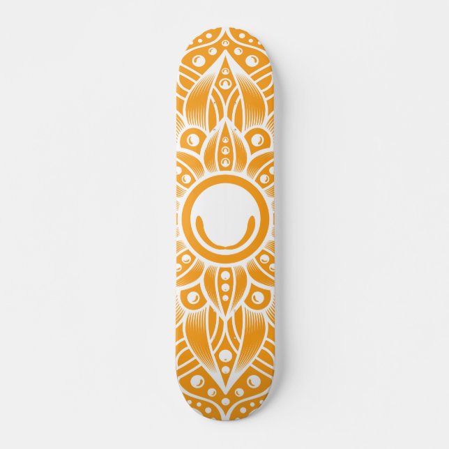 Luxus Mandala 13 Skateboard (Vorne)