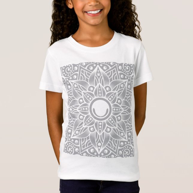 Luxus Mandala 14 T-Shirt (Vorderseite)