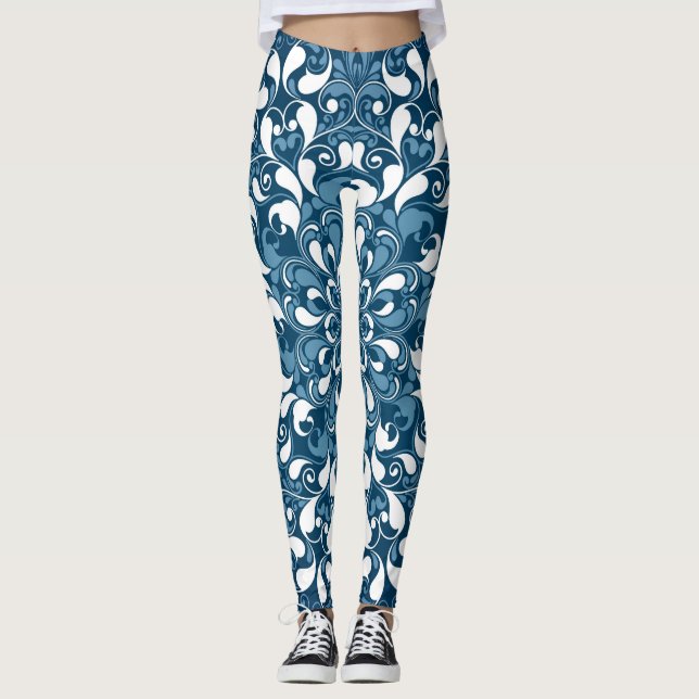 Luxus Mandala 20 Leggings (Vorderseite)