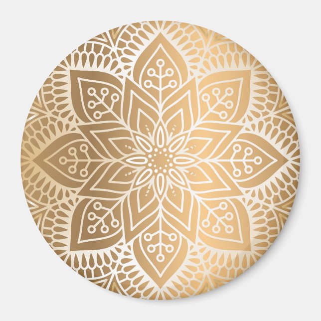 Luxus Mandala 2 Magnet (Vorne)
