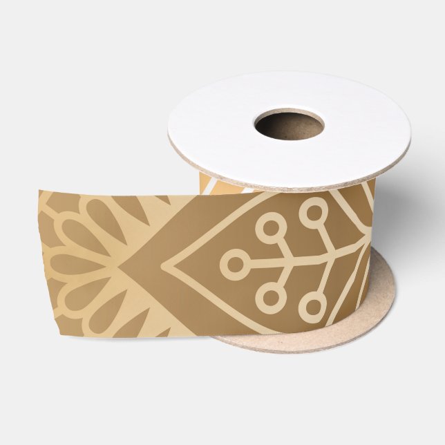 Luxus Mandala 2 Satinband (Spule)
