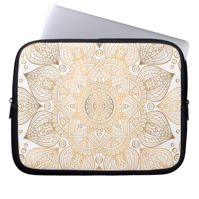 Luxus Mandala 34 Laptopschutzhülle (Vorderseite)
